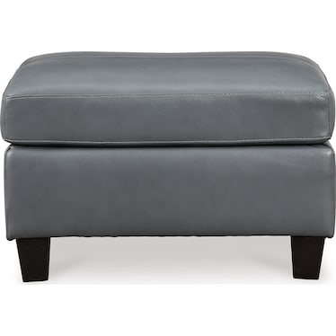 GENOA LEATHER OTTOMAN