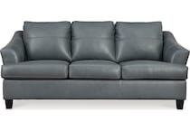 genoa steel leather sofa   