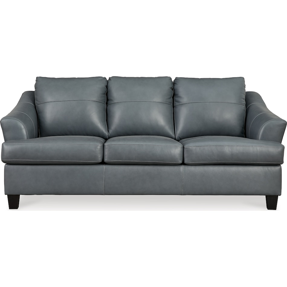 genoa steel leather sofa   