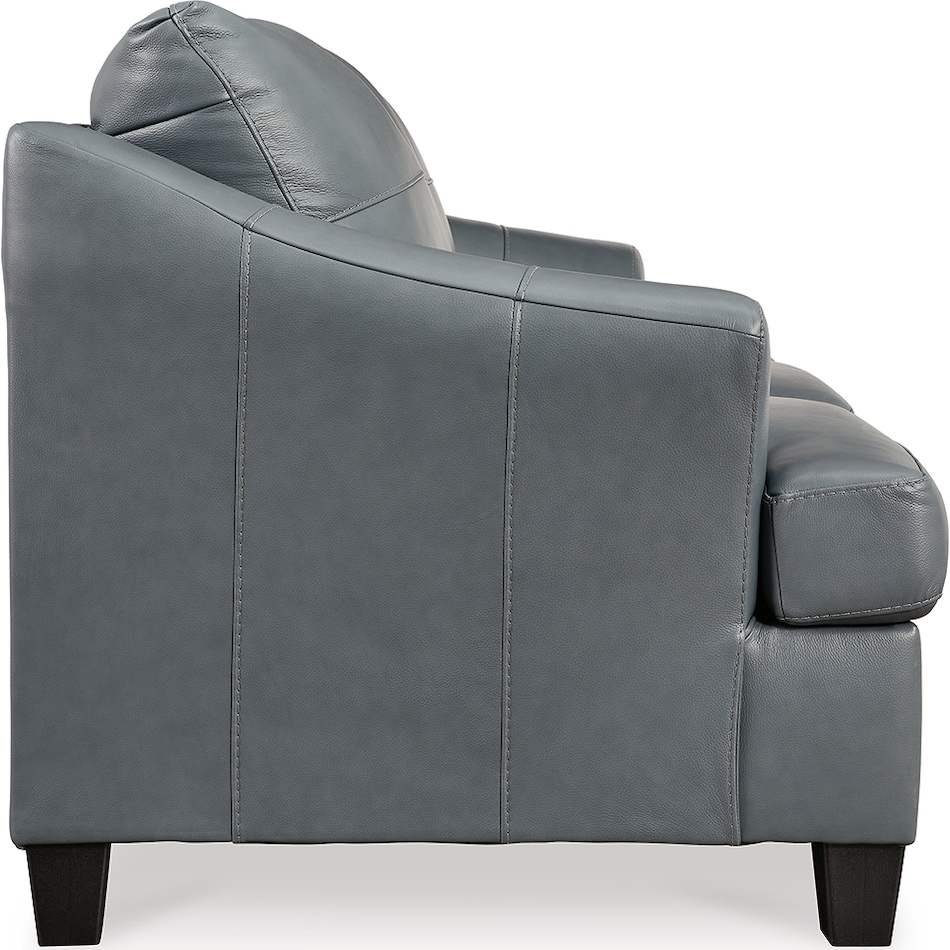 genoa steel leather sofa   