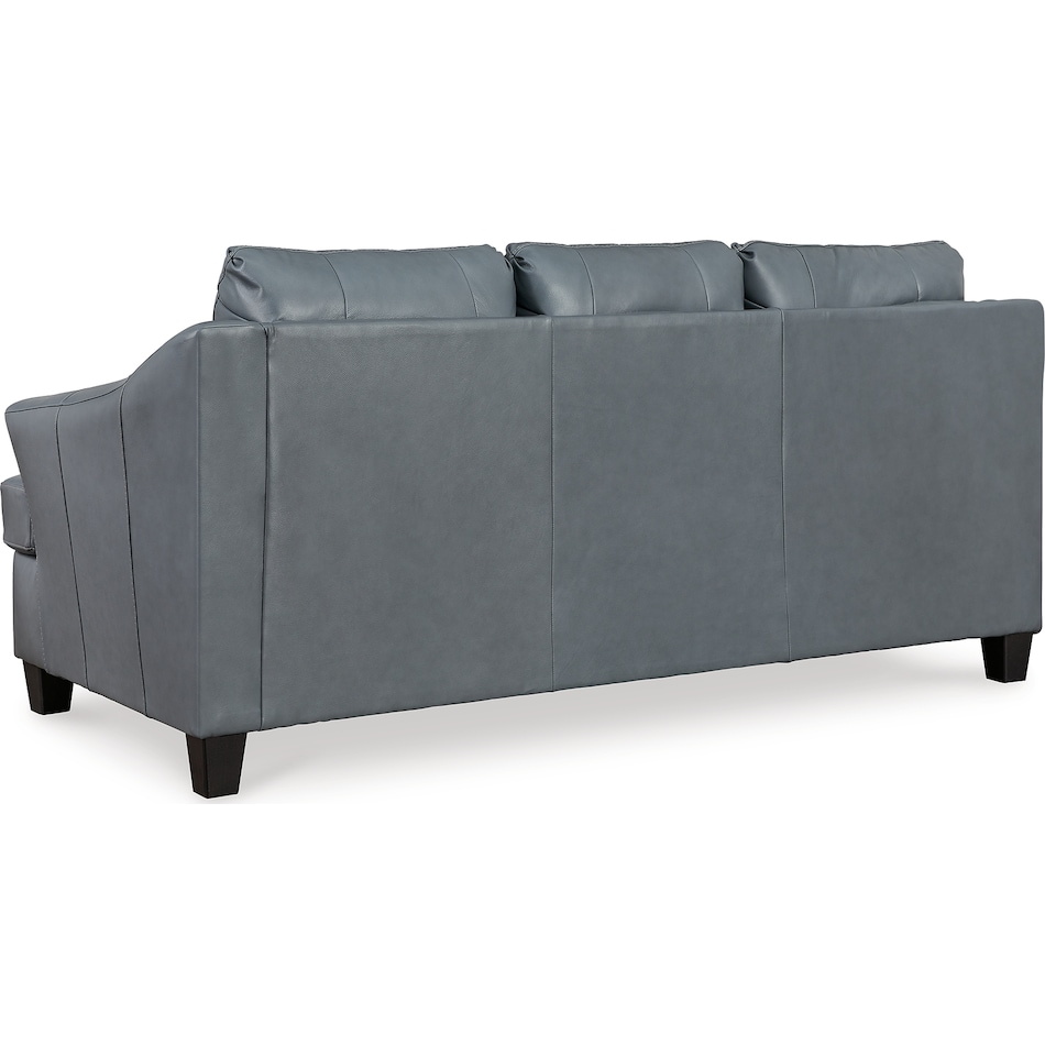 genoa steel leather sofa   