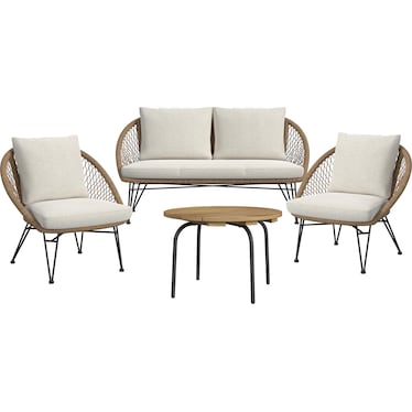 GERALDINE 4PC OUTDOOR SEATING