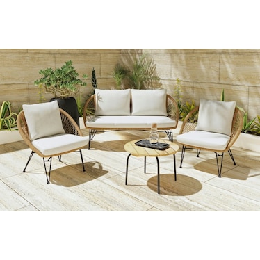 GERALDINE 4PC OUTDOOR SEATING