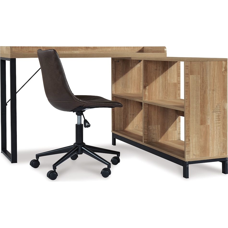 gerdanet light brown desk   