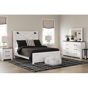 GERRIDAN QUEEN PANEL BED