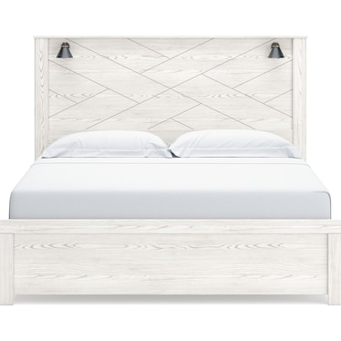 GERRIDAN PANEL BED WITH LIGHTS