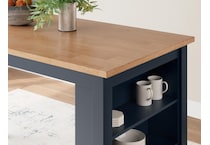 gesthaven natural blue counter table  counter table top   