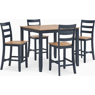 GESTHAVEN 5-PC COUNTER HEIGHT DINING SET