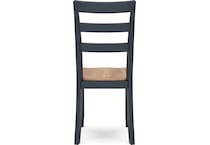 gesthaven natural blue side chair   