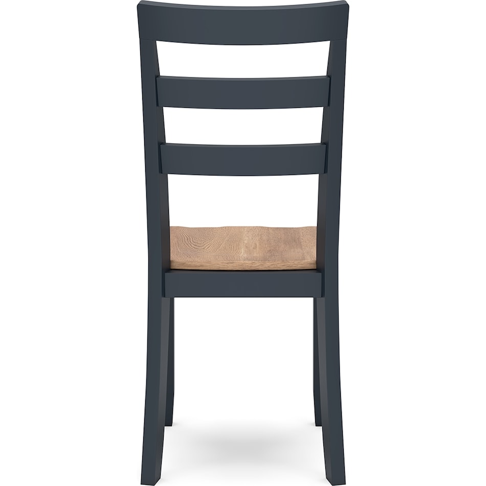 gesthaven natural blue side chair   