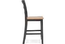 gesthaven natural brown counter chair   