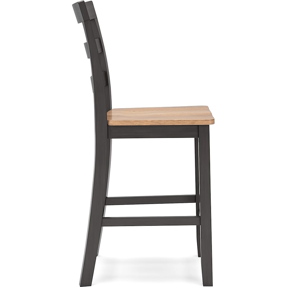 gesthaven natural brown counter chair   