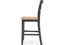 gesthaven natural brown counter chair   