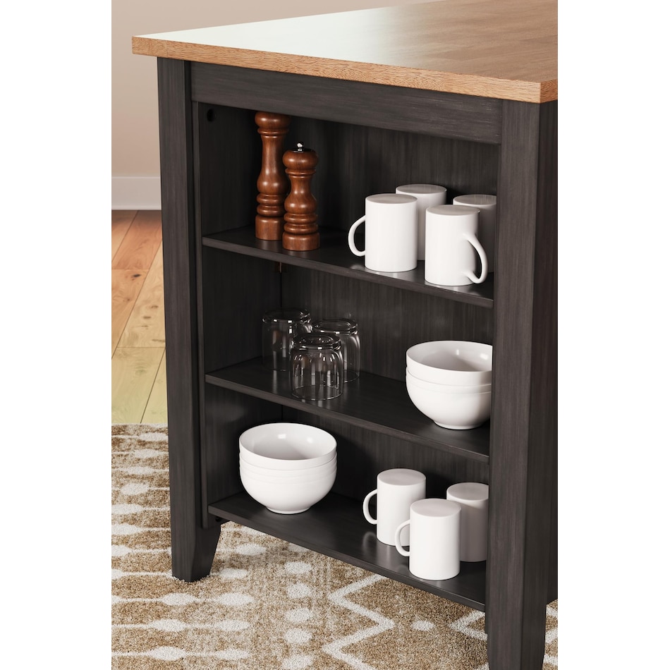 gesthaven natural brown counter table  counter table top   