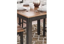 gesthaven natural brown dining set   