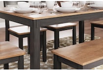 gesthaven natural brown dining set   