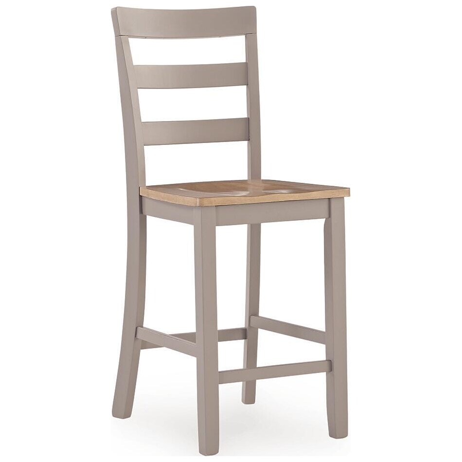 gesthaven natural gray counter chair   