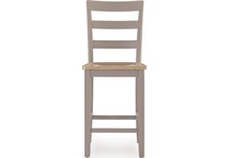 gesthaven natural gray counter chair   