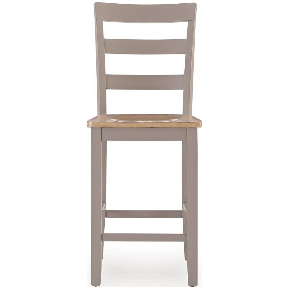gesthaven natural gray counter chair   