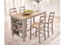 gesthaven natural gray counter table  counter table top   