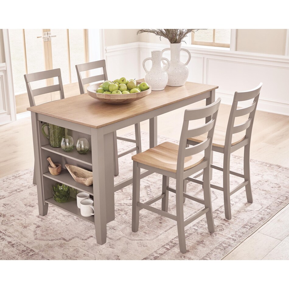 gesthaven natural gray counter table  counter table top   