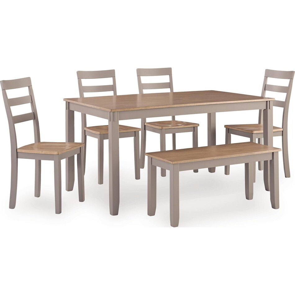 gesthaven natural gray dining set   