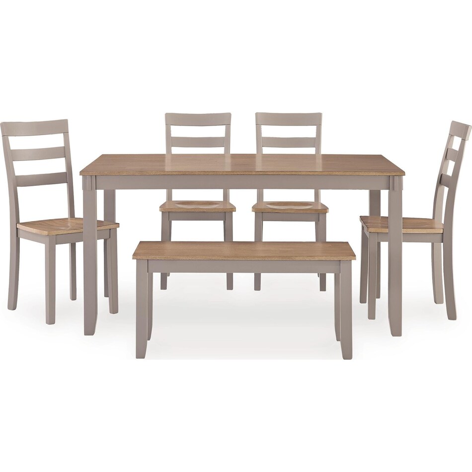 gesthaven natural gray dining set   
