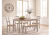 gesthaven natural gray dining set   