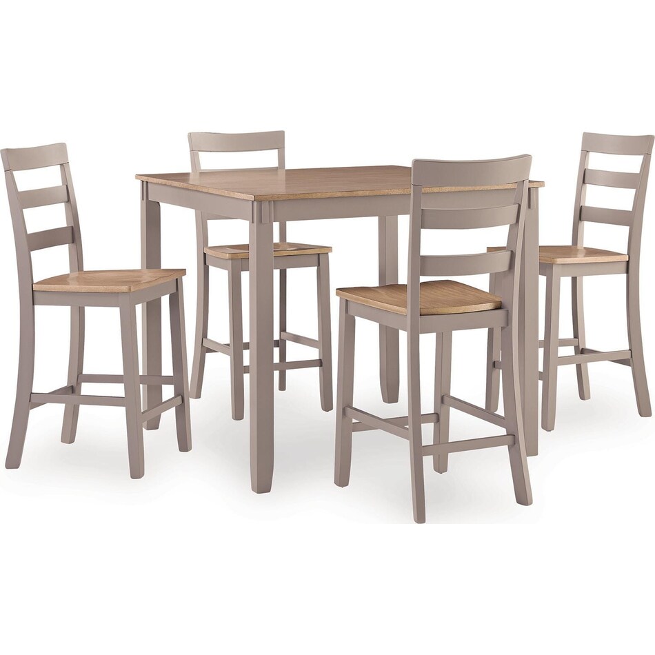 gesthaven natural gray dining set   