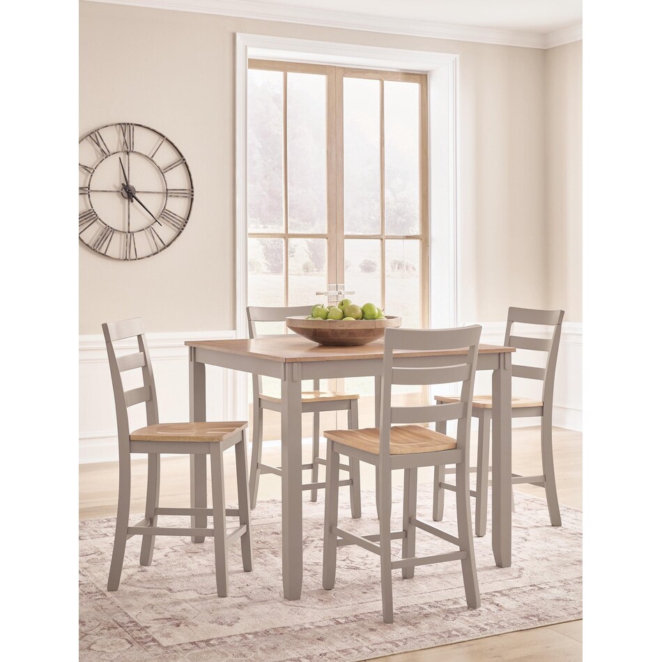 gesthaven natural gray dining set   
