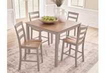 gesthaven natural gray dining set   