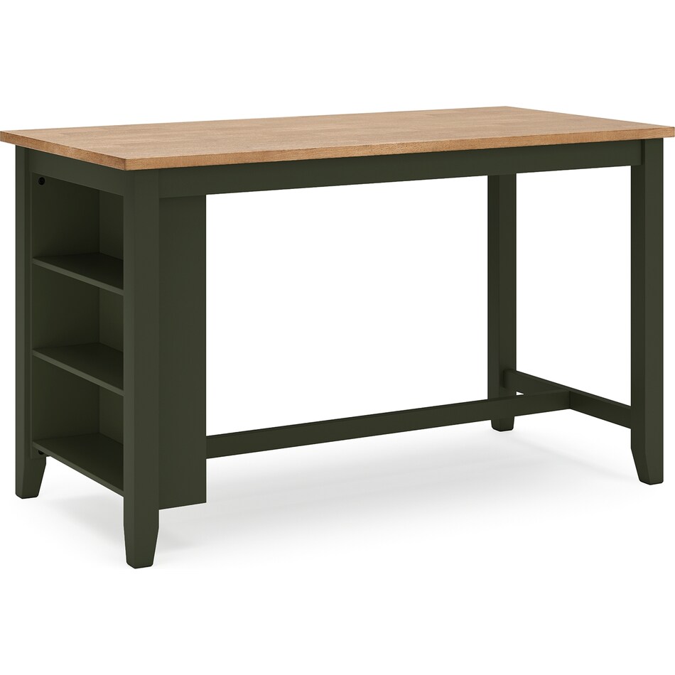 gesthaven natural green counter table  counter table top   