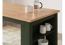 gesthaven natural green counter table  counter table top   