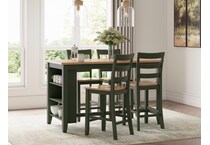 gesthaven natural green counter table  counter table top   