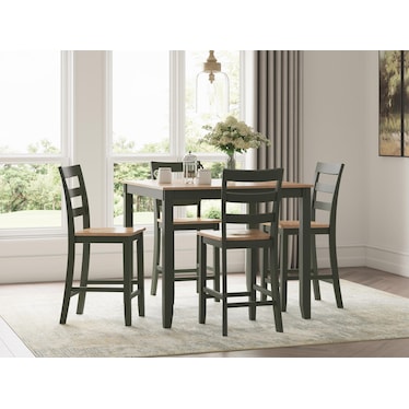 GESTHAVEN 5-PC COUNTER HEIGHT DINING SET