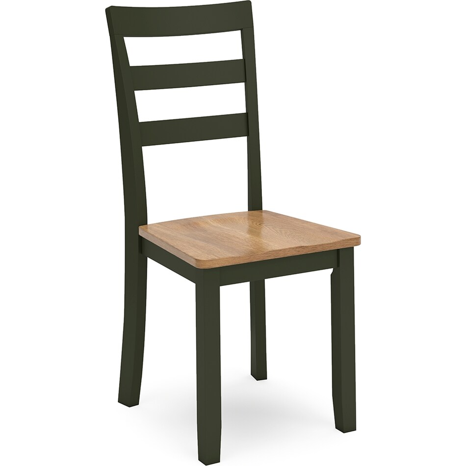 gesthaven natural green side chair   
