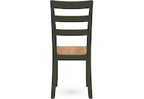 gesthaven natural green side chair   
