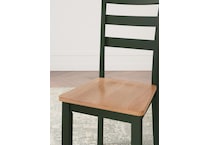 gesthaven natural green side chair   