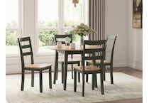 gesthaven natural green table table top   