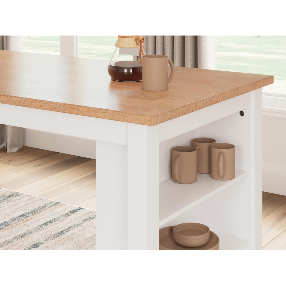 gesthaven natural white counter table  counter table top   