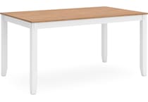 gesthaven natural white dining set   