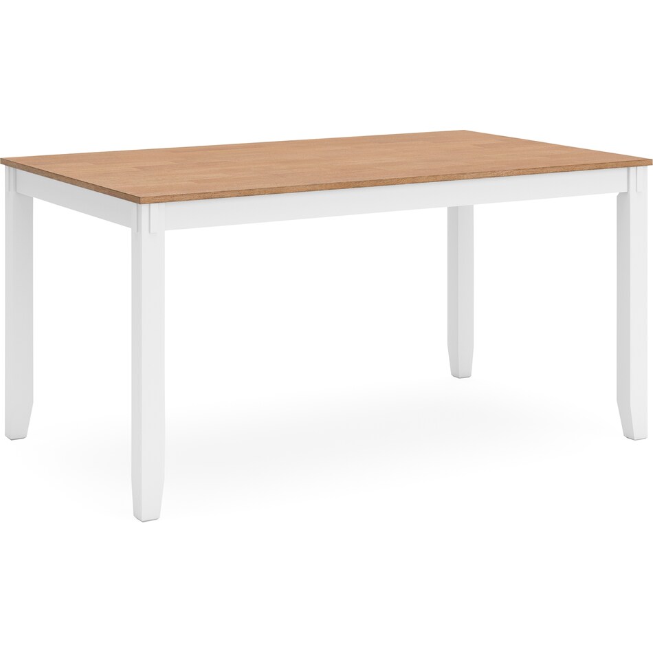 gesthaven natural white dining set   