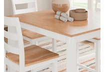 gesthaven natural white dining set   