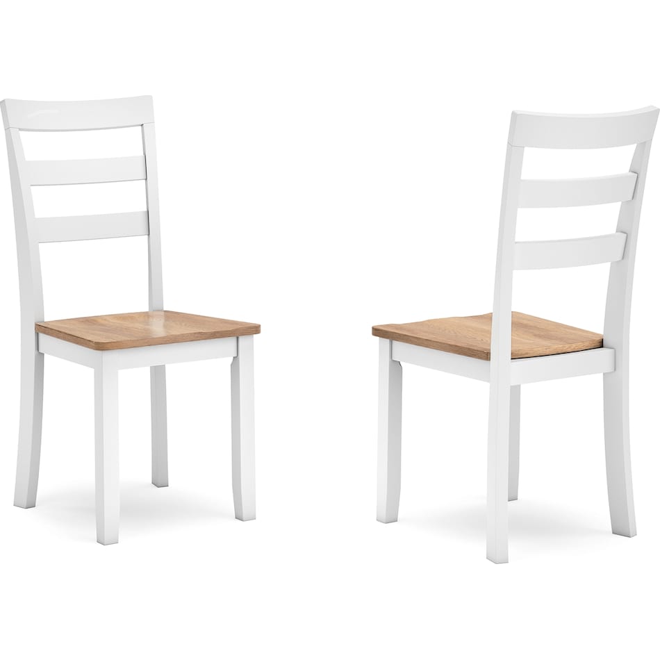 gesthaven natural white side chair   