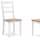 gesthaven natural white side chair   