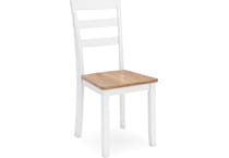 gesthaven natural white side chair   
