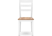 gesthaven natural white side chair   