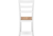 gesthaven natural white side chair   