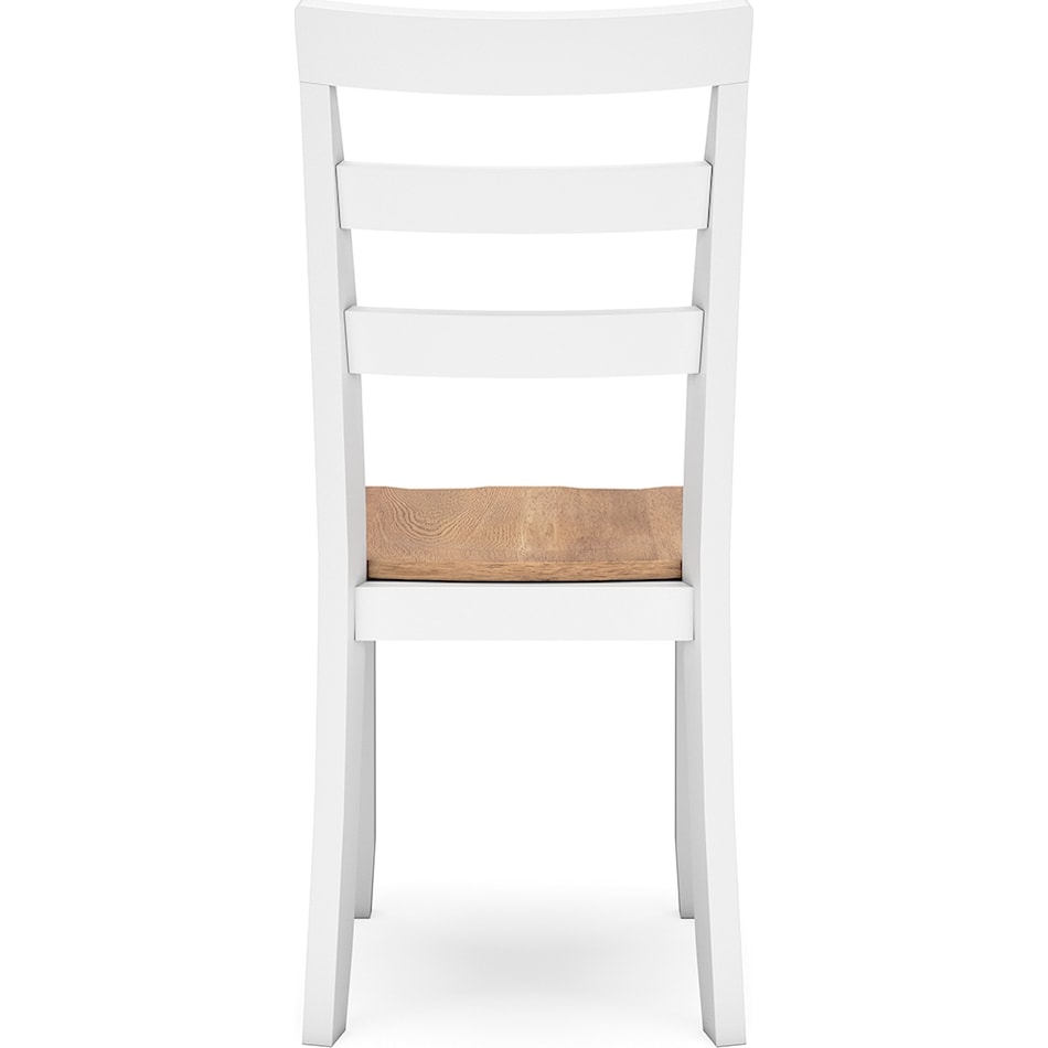 gesthaven natural white side chair   