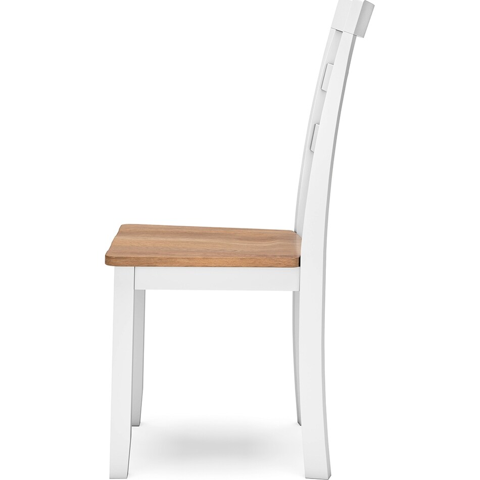 gesthaven natural white side chair   